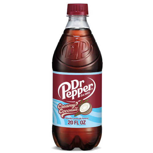 Dr Pepper Creamy Coconut Soda - 20 Fluid Ounce