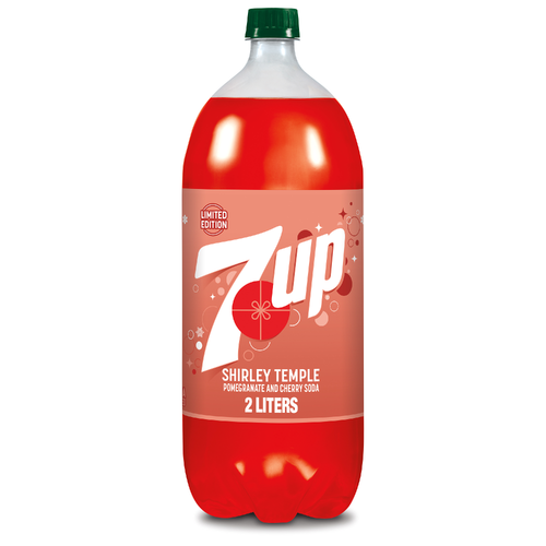 7UP Shirley Temple Pomegranate And Cherry Flavored Soda - 2 Liter
