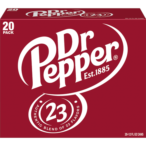 Dr Pepper Soda - 0.6 Fluid Ounce - 20 Count Image 1 of 3