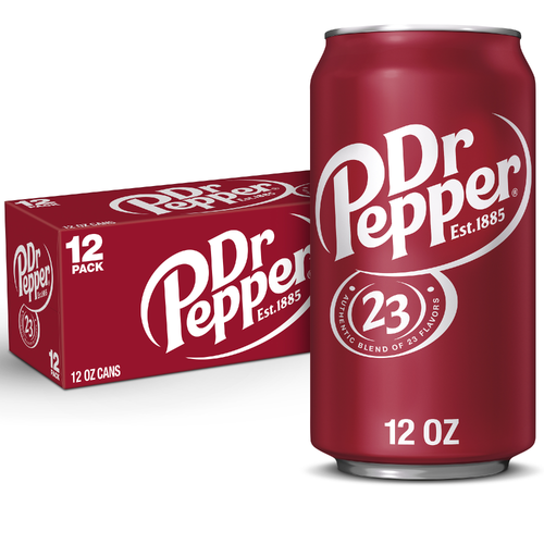 Dr Pepper Soda - 12 Fluid Ounce Image 1 of 3