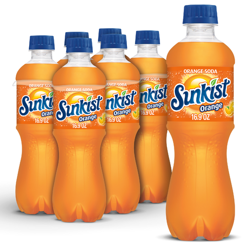 Sunkist Orange Soda - 0.083 Liter - 6 Count