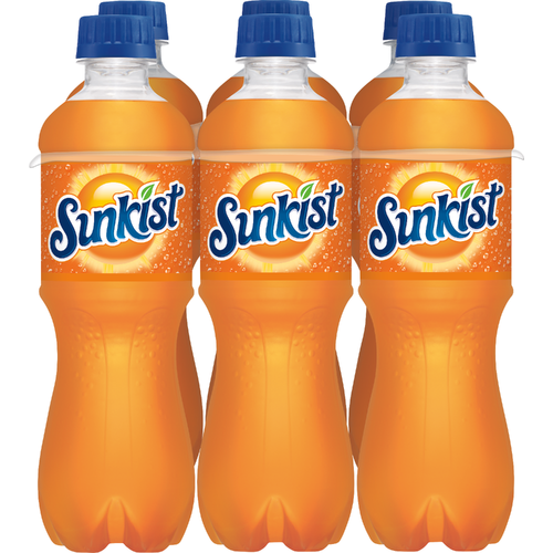 Sunkist Orange Soda - 2.667 Fluid Ounce - 6 Count