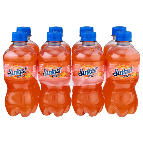 Sunkist Orange Soda - 12 Fluid Ounce - 8 Count