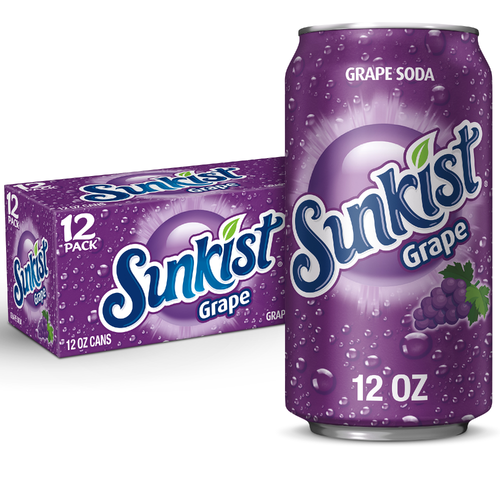 Sunkist Grape Soda - 12 Fluid Ounce