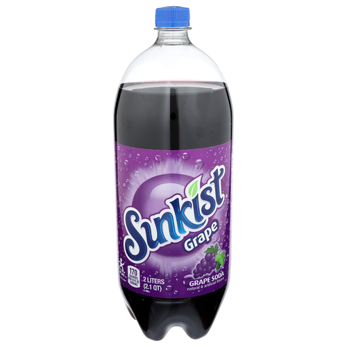 Sunkist Soda Grape - 2 Liter