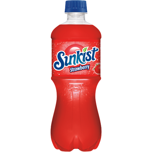 Sunkist Strawberry Soda - 20 Fluid Ounce