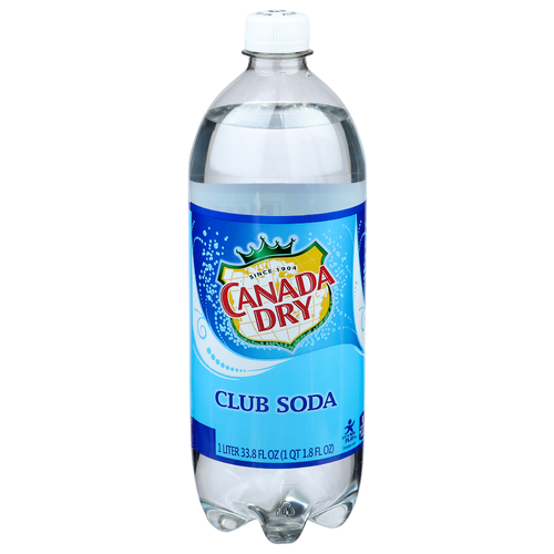 Canada Dry Club Soda - 1 Liter