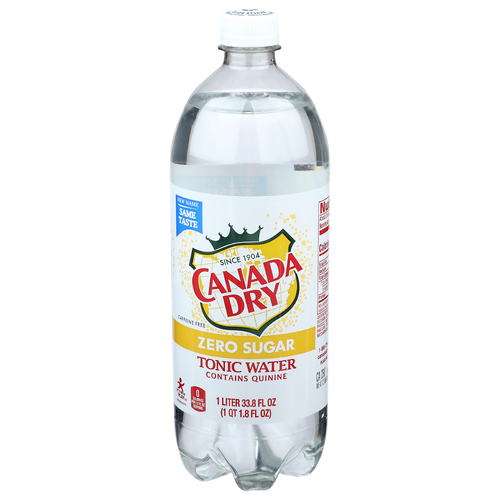 Canada Dry Tonic Water Zero Sugar - 1 Liter