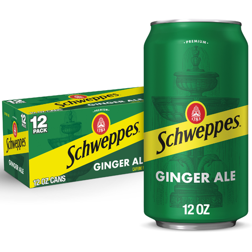 Schweppes Ginger Ale Soda - 12 Fluid Ounce