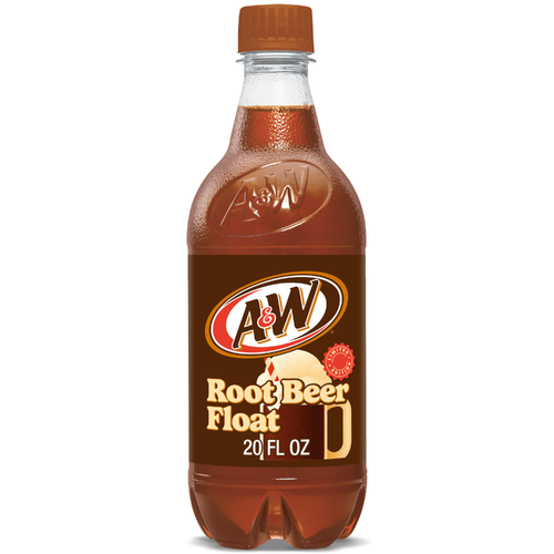 A&W Root Beer Float Soda - 20 Fluid Ounce