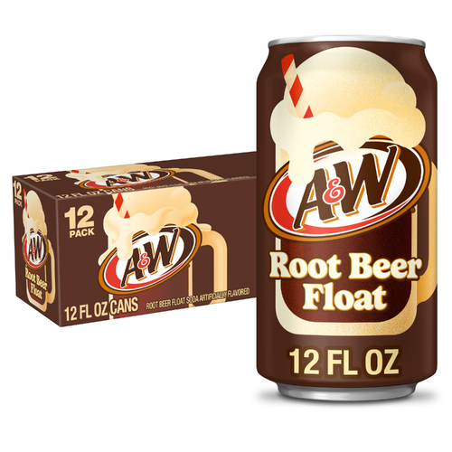 A&W Root Beer Float Soda - 12 Fluid Ounce