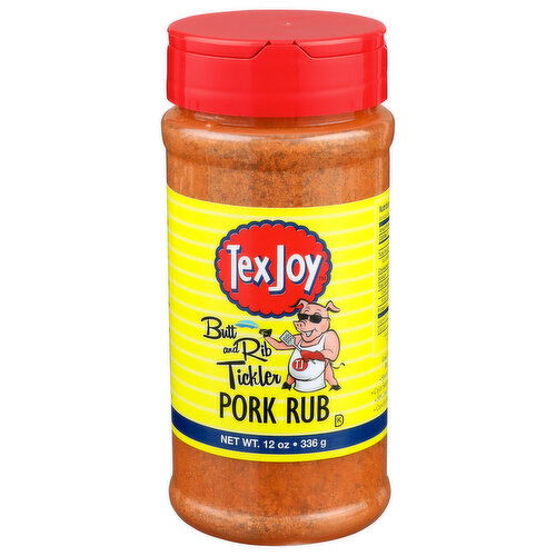Texjoy Butt And Rib Tickler Pork Rub - 12 Ounce