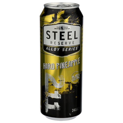 The Steel Brewing Company Reserve Hard Pineapple Alloy Series - 24 Fluid Ounce - 1 Count