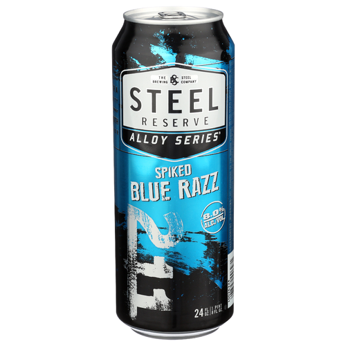 Steel Reserve Spiked Blue Razz - 24 Fluid Ounce - 1 Count