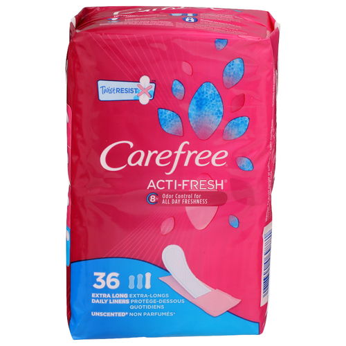 Carefree Unscented Liner - 36 Count