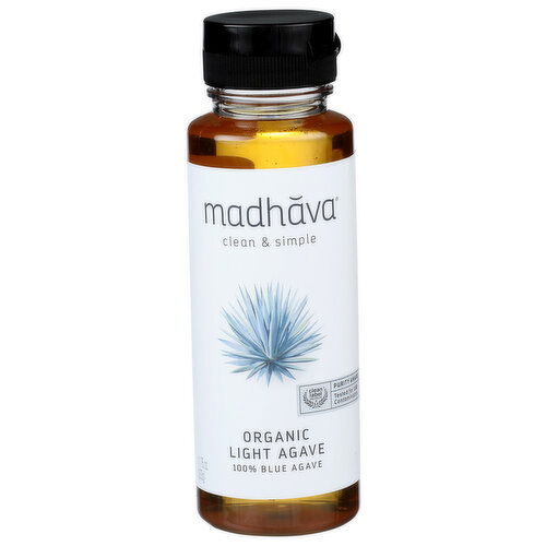 Madhava Organic Agave Light - 11.75 Ounce