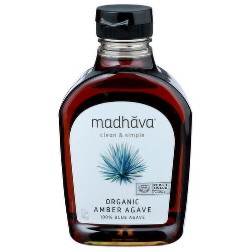 MĂDHAVA Organic Amber Agave - 23.5 Ounce