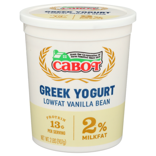 Cabot Vanilla Bean 2% Green Yogurt - 2 Pound