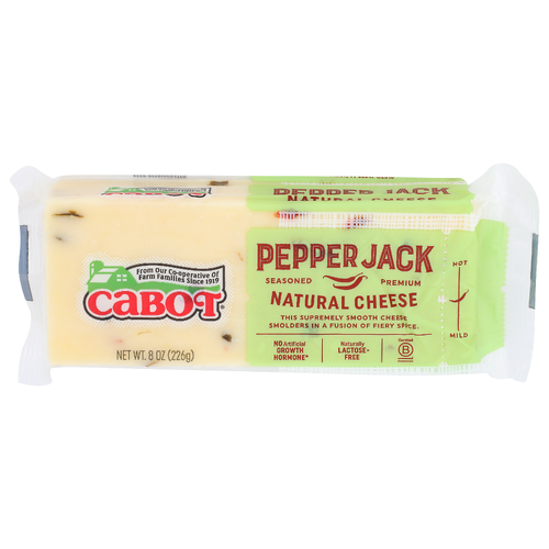 Cabot Natural Cheese Pepper Jack - 8 Ounce