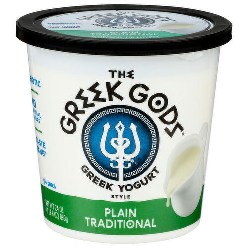 THE GREEK GODS Yogurt Plain Traditional - 24 Ounce