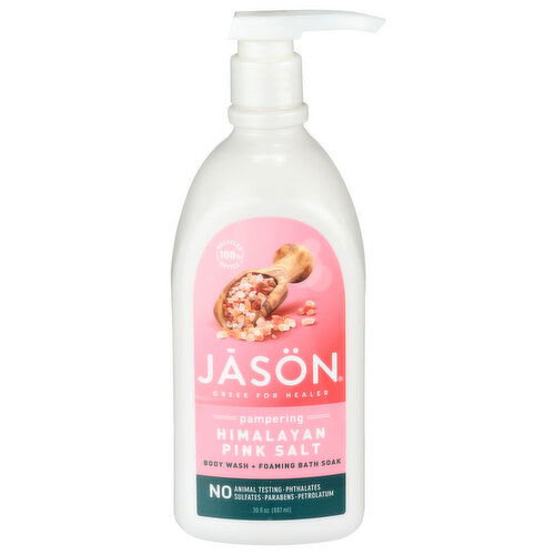 Jason Pampering Himalayan Pink Salt Bath Soak & Body Wash - 30 Fluid Ounce