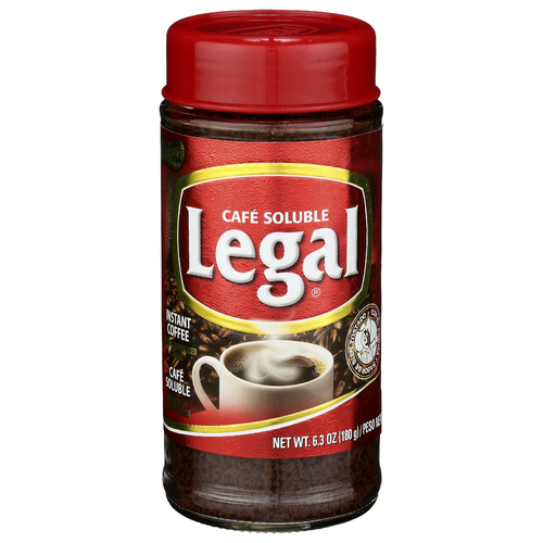 CAFE SOLUBLE LEGAL Instant Coffee - 6.3 Ounce