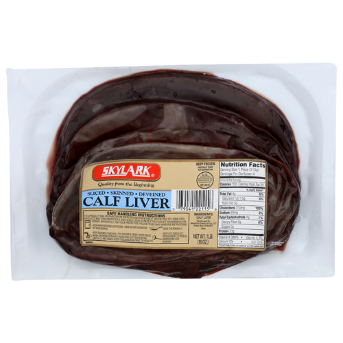 Skylark Tray Shingle Pack Calf Liver - 4 Ounce
