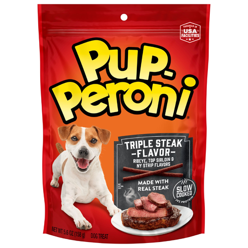 Pup-Peroni Ribeye, Top Sirloin & Ny Strip Flavors Dog Snacks - 5.6 Ounce - 1 Count