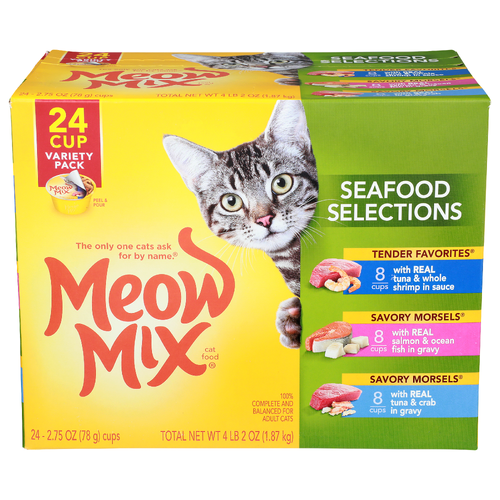 Meow Mix Cat Food - 2.75 Ounce - 24 Count
