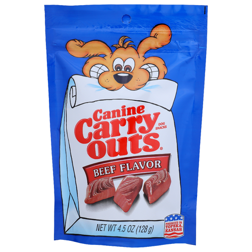 Canine Carry Outs Beef Dog Snacks - 4.5 Ounce