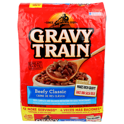Gravy Train Beefy Classic Dog Food - 14 Pound