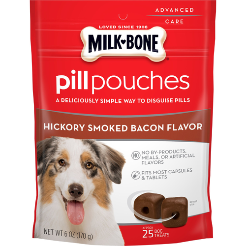 Milk-Bone Pill Pouches Hickory Smoked Bacon Dog Treats - 6 Ounce - 1 Count