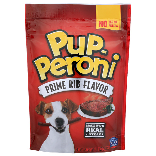 Pup-Peroni Prime Rib Flavor Dog Snacks - 5.6 Ounce