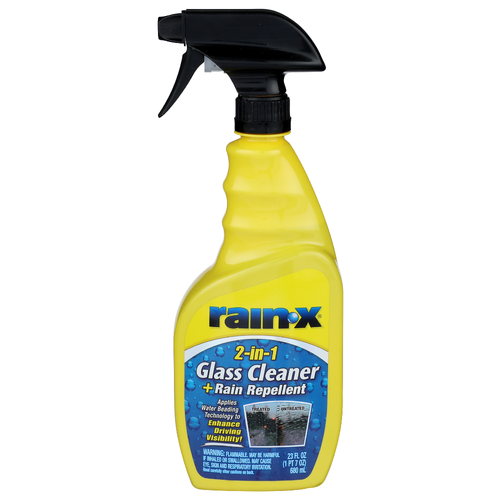 Rain-X 2-In-1 Glass Cleaner + Rain Repellent - 23 Fluid Ounce