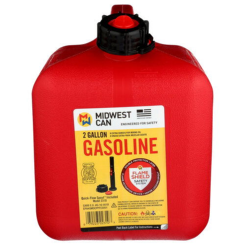 Midwest Can Gas Carb Spout - 2 Gallon