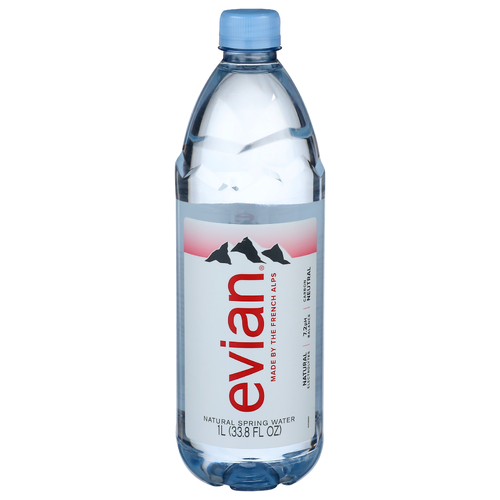 Evian Natural Spring Water - 1 Liter