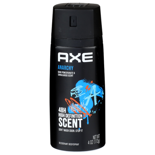 Axe Anarchy Dark Pomegranate & Sandalwood Scent Deodorant Bodyspray - 4 Ounce