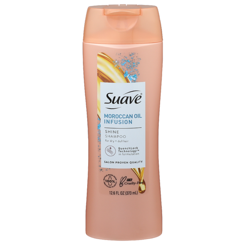 Suave Moroccan Oil Infusion Shine Shampoo - 12.6 Fluid Ounce