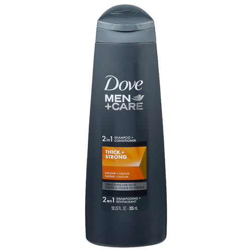 Dove Men+care Thick + Strong 2in1 Shampoo + Conditioner - 12 Fluid Ounce