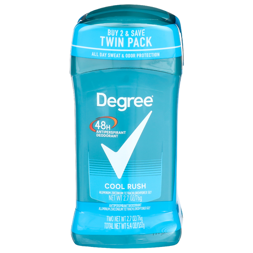 Degree Cool Rush Antiperspirant Deodorant - 2.7 Ounce - 2 Count