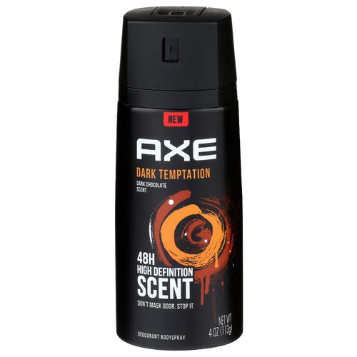 Axe Dark Chocolate Scent Temptation Deodorant Bodyspray - 4 Ounce