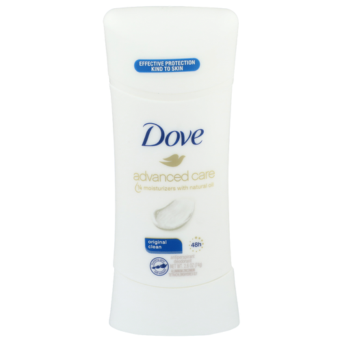 Dove Advanced Care Original Clean Antiperspirant Deodorant - 2.6 Ounce