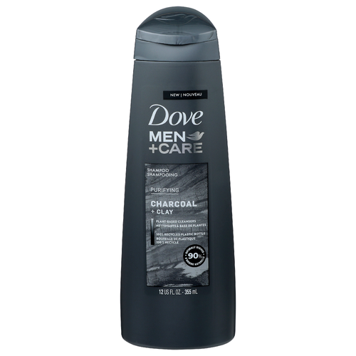 Dove Men+care Charcoal + Clay Shampoo - 12 Fluid Ounce
