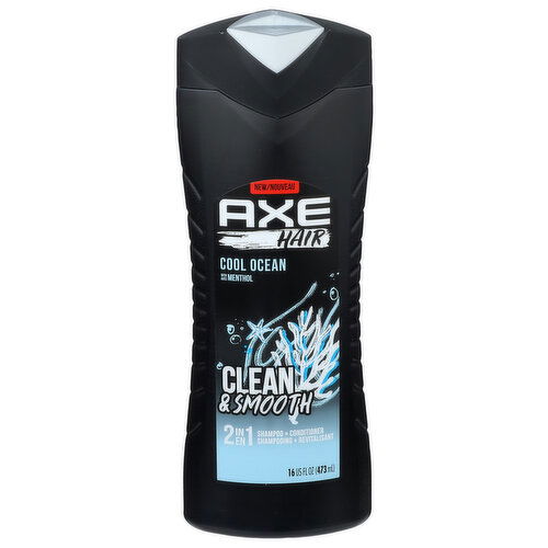 Axe Hair Cool Ocean With Menthol 1 Shampoo + Conditioner - 16 Fluid Ounce
