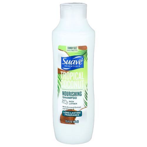 Suave Essentials Tropical Coconut Nourishing Shampoo - 22.5 Fluid Ounce