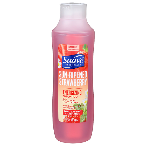 Suave Essentials Sun-Ripened Strawberry Energizing Shampoo - 22.5 Fluid Ounce