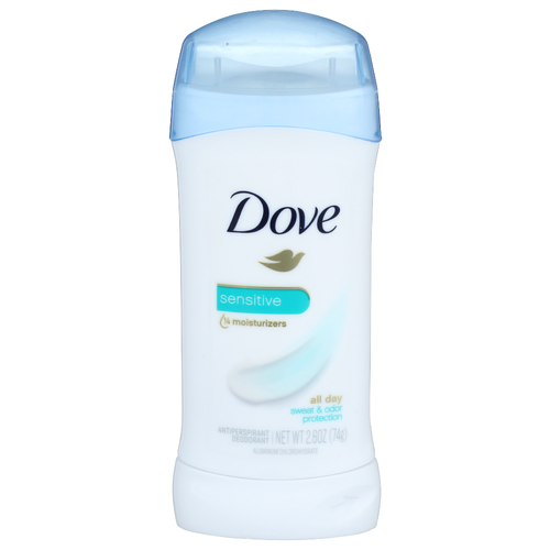 Dove Sensitive Antiperspirant Deodorant - 2.6 Ounce