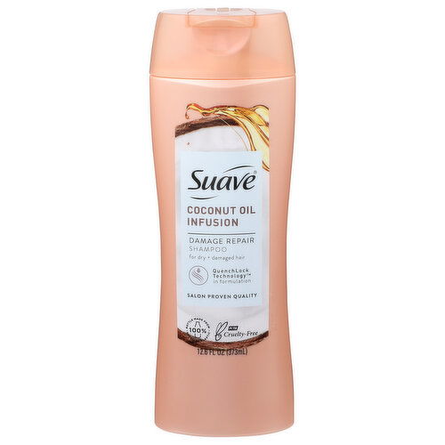 Suave Coconut Oil Infusion Damage Repair Shampoo - 12.6 Fluid Ounce