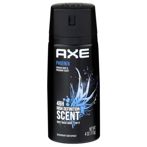 Axe Crushed Mint & Rosemary Scent Phoenix Deodorant Bodyspray - 4 Ounce