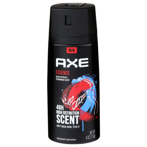 Axe Black Pepper & Cedarwood Scent Essence Deodorant Bodyspray - 4 Ounce